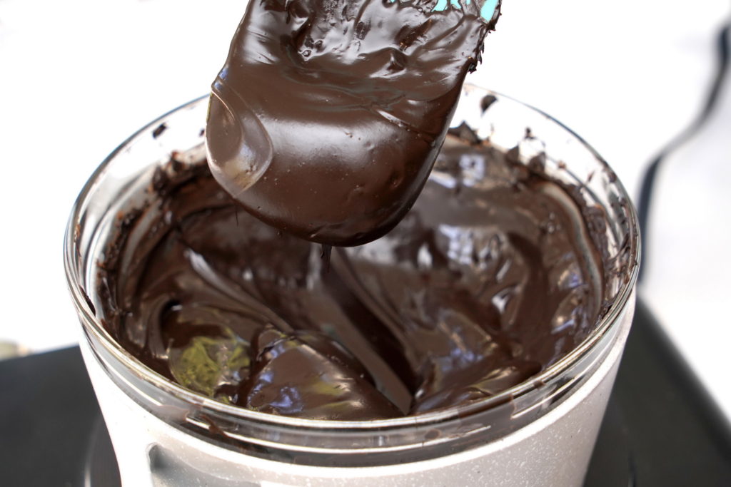 Melted Chocolate in a sauce pan